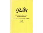 Bally General Manual