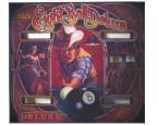 Eight Ball Deluxe - Backglass Translite - Vorderseite